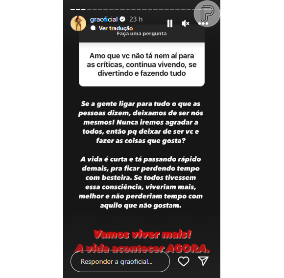 Gracyanne Barbosa postou vídeo viral com maiô cavado e rebate críticas no Instagram