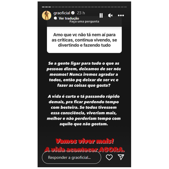 Gracyanne Barbosa postou vídeo viral com maiô cavado e rebate críticas no Instagram