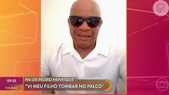 Pai do cantor gospel Pedro Henrique chorou ao revelar ter visto pela web morte precoce do filho: 'Muita dor. Forma cruel'