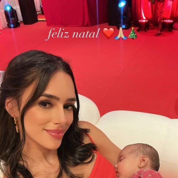 Bruna Biancardi também mostrou detalhes de Natal com Neymar