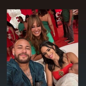 Neymar postou uma foto com Bruna Biancardi e a mãe