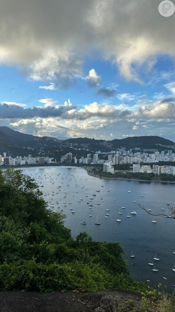 Mel Maia levou o namorado para conhecer o Pão de Açúcar, no Rio de Janeiro