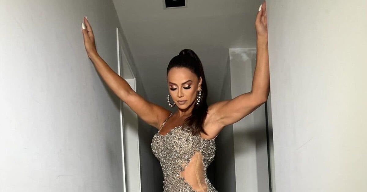 Viviane Araujo Deixa Pernas Saradas à Mostra Em Look Brilhoso Para Sambar No Salgueiro Fotos 