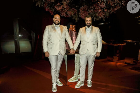 Tiago Abravanel e Fernando Poli são casados desde outubro de 2022
