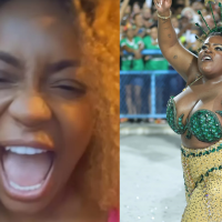 'A bunda pesou', dispara Cariúcha sobre samba no pé de Jojo Todynho em ensaio de Carnaval