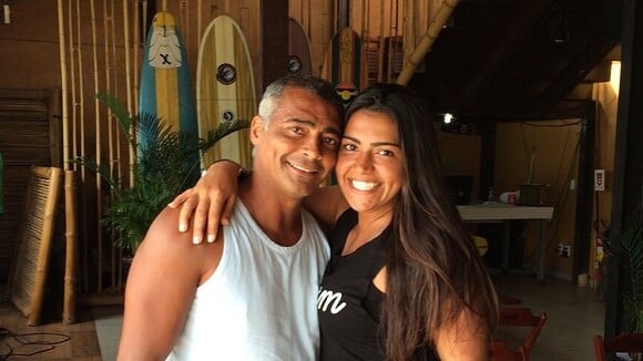 Filha de Romário sobre namoro do pai com Dixie Pratt:'Importante é a felicidade'