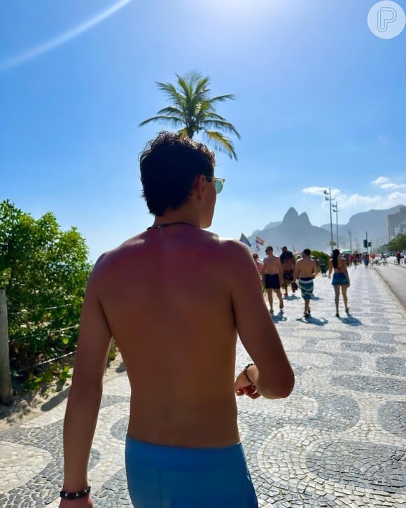 Namorado de Mel Maia está passando as férias no Rio de Janeiro com a atriz