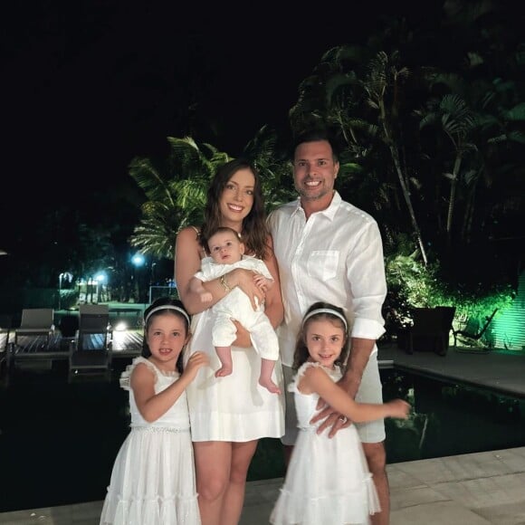 Filha de Roberto Justus, Fabiana Justus está casada com o empresário Bruno Levi D'Ancona e o casal tem 3 filhos