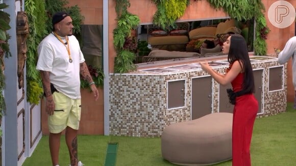 Isabelle briga com MC Bin Laden após formação de Paredão no 'BBB 24'