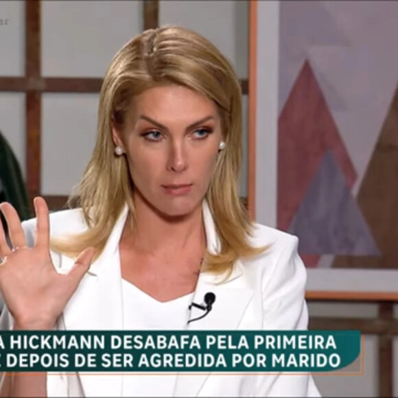 Ana Hickmann foi processada pelo ex-marido por conta da entrevista que concedeu ao programa 'Domingo Espetacular', semanas após o caso de agressão física