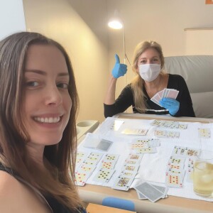 Fabiana Justus com a mãe, Sacha Chryzman