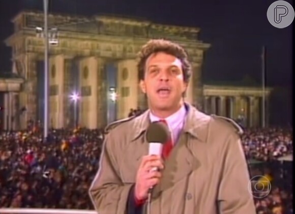Como jornalista, Pedro Bial participou de coberturas importantes, como a Queda do Muro de Berlim