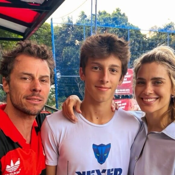 Carolina Dieckmann e Tiago Worcman são pais de José, de 16 anos