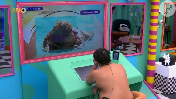 Lucas Henrique está flertando com Pitel no 'BBB 24'