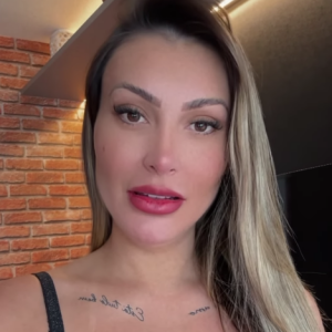 Como resultado de sua postagem, Andressa Urach foi processada por danos morais em uma ação de R$ 104 mil