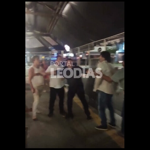 Vídeo da briga de Fábio Assunção e Daniel Alvim foi divulgado por Leo Dias e mostra o global gritando frases como 'Enfia teu irmão no cu' e 'Frustrado do caralho'