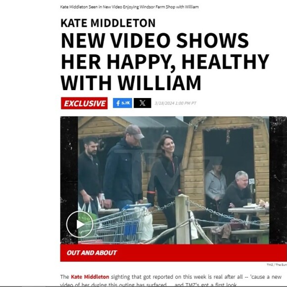 Kate Middleton aparece sorridente com Príncipe William na saída de uma loja e com sacolas na mão