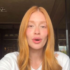 Marina Ruy Barbosa aparece sem maquiagem para uma publi na qual é embaixadora