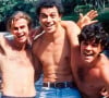 A novela 'Despedida de Solteiro' tem quatro amigos que são presos injustamente: João Marcos (Felipe Camargo), Pedro (Paulo Gorgulho), Pasqual (Eduardo Galvão) e Xampu (João Vitti)