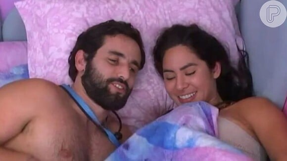 Isabelle e Matteus se beijaram muito durante festa no 'BBB 24'