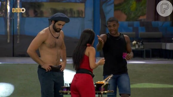 Davi conversa com Matteus e Isabelle sobre trajetória no 'BBB 24'