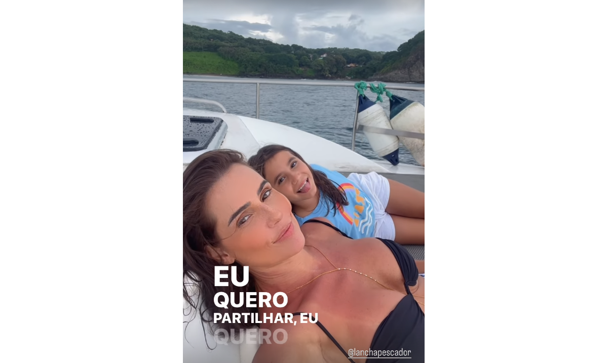 Foto: Deborah Secco ainda compartilhou vídeos de momentos carinhosos ao  lado da filha - Purepeople