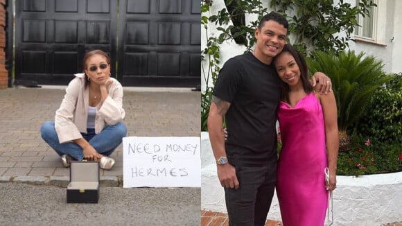 'Não pode ver uma vergonha que quer passar': mulher de Thiago Silva, Belle Silva 'pede' dinheiro para bolsa de luxo e causa polêmica na web