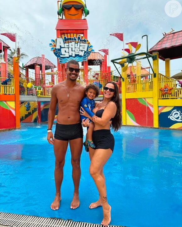 Viviane Araujo e Guilherme Militão aumentaram a família com o filho Joaquim recentemente