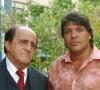 Roberto Bataglin com Ary Fontoura na novela Sete Pecados