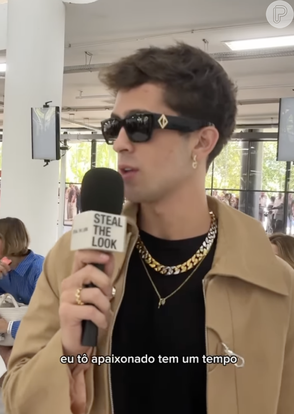 João Guilherme confirma que está 'apaixonado' em entrevista