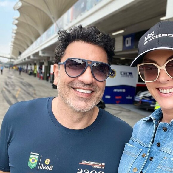 Ana Hickmann assumiu namoro com Edu Guedes recentemente