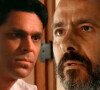 Em 'Renascer', Augusto (Renan Monteiro) e Inocêncio (Marcos Palmeira) tiveram uma briga feia devido à sexualidade de Buba (Gabriela Medeiros)