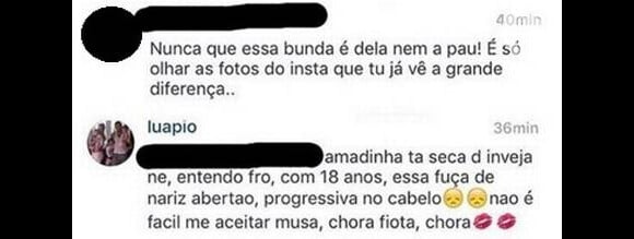 Luana Piovani não deixou o comentário passar batido e detonou uma internauta que apontou o uso de Photoshop em suas fotos