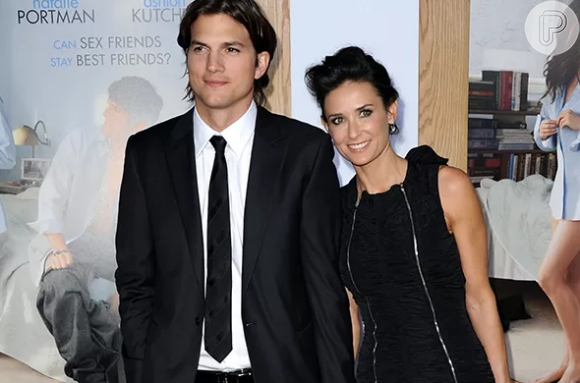 Demi Moore já foi casada com o ator Ashton Kutcher por 8 anos