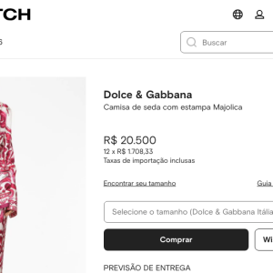 Camisa usada por Maiara custa nada menos que R$ 20,5 mil no site oficial da grife italiana