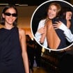 Costas nuas e decote alto: Bruna Marquezine aposta em vestido preto elegante e dispensa sutiã em look para desfile de Sasha Meneghel