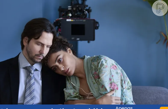 Vladimir Brichta e Juliana Paes em cena de Pedaço de Mim, 'novela' da Netflix que estreia em julho