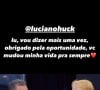 Juliano Floss agradeceu a Luciano Huck após deixar o 'Dança dos Famosos 2024'