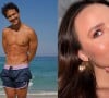 Larissa Manoela elogia André Luiz Frambach por foto exibindo tanquinho na praia