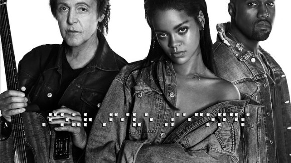 Rihanna lança a música 'FourFiveSeconds' com Paul McCartney e Kanye West