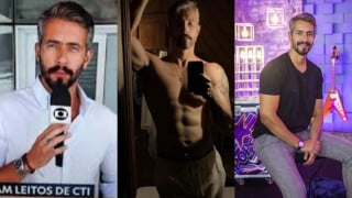 Isso a Globo não mostra! Repórter Danilo Vieira faz foto sexy no espelho, exibe tanquinho sem camisa e arranca suspiros: 'É fantástico'