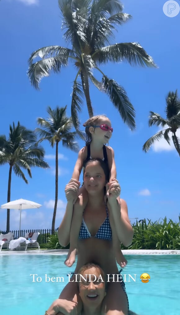 Ana Paula Siebert compartilhou momentos com Rafaella Justus e a filha, Vicky, em Miami