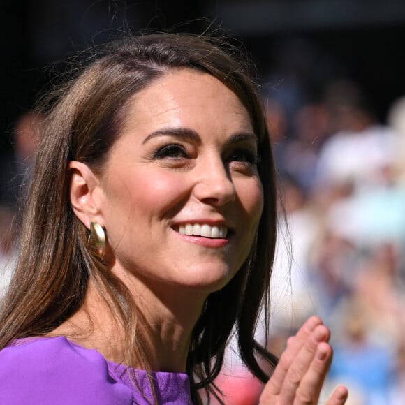 Kate Middleton aparentou boa aparência na final do tradicional torneio de tênis de Wimbledon