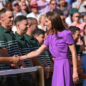 Kate Middleton foi à final do torneio de tênis de Wimbledon em 14 de julho de 2024