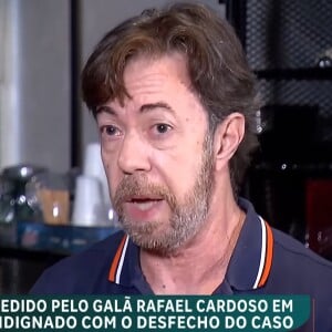 Idoso agredido por Rafael Cardoso afirmou ter cumprimentado o ator e só o reconhecido após a agressão