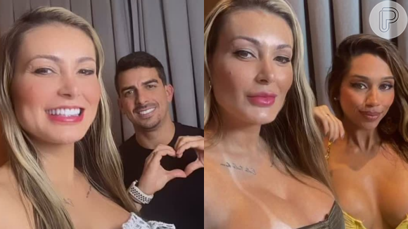 Andressa Urach gravou um pornô com um casal liberal dias depois