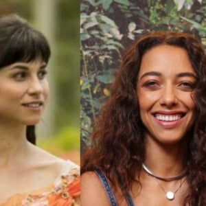 Crossover de 'Renascer' e 'Cheias de Charme'? Joana da novela das nove, Alice Carvalho beija Chandelly Braz em show. Veja foto do casal!