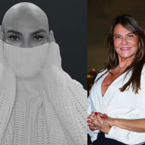 Rosalba Nable, mãe de Isis Valverde, raspa a cabeça durante tratamento contra um câncer de mama: 'Não está sendo fácil'