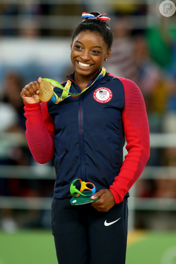 Na Rio 2016, Simone Biles ganhou 4 medalhas de ouro e uma de bronze, faturando cerca de R$ 621 mil