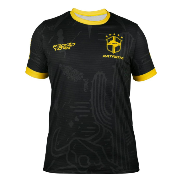 Camiseta Baby Look Brasil Seleção Copa 2022, Pro Tork